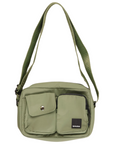 Pre-Loved Kintobe MILES Umhängetasche – Olive Leaf