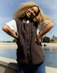 Kintobe SKY Fleeceweste - Downtown Mocha