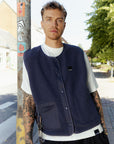 Kintobe SKY Fleece-Weste - Twilight Blue