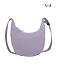 Back view of HAZE crossbody bag in Concrete Lilac